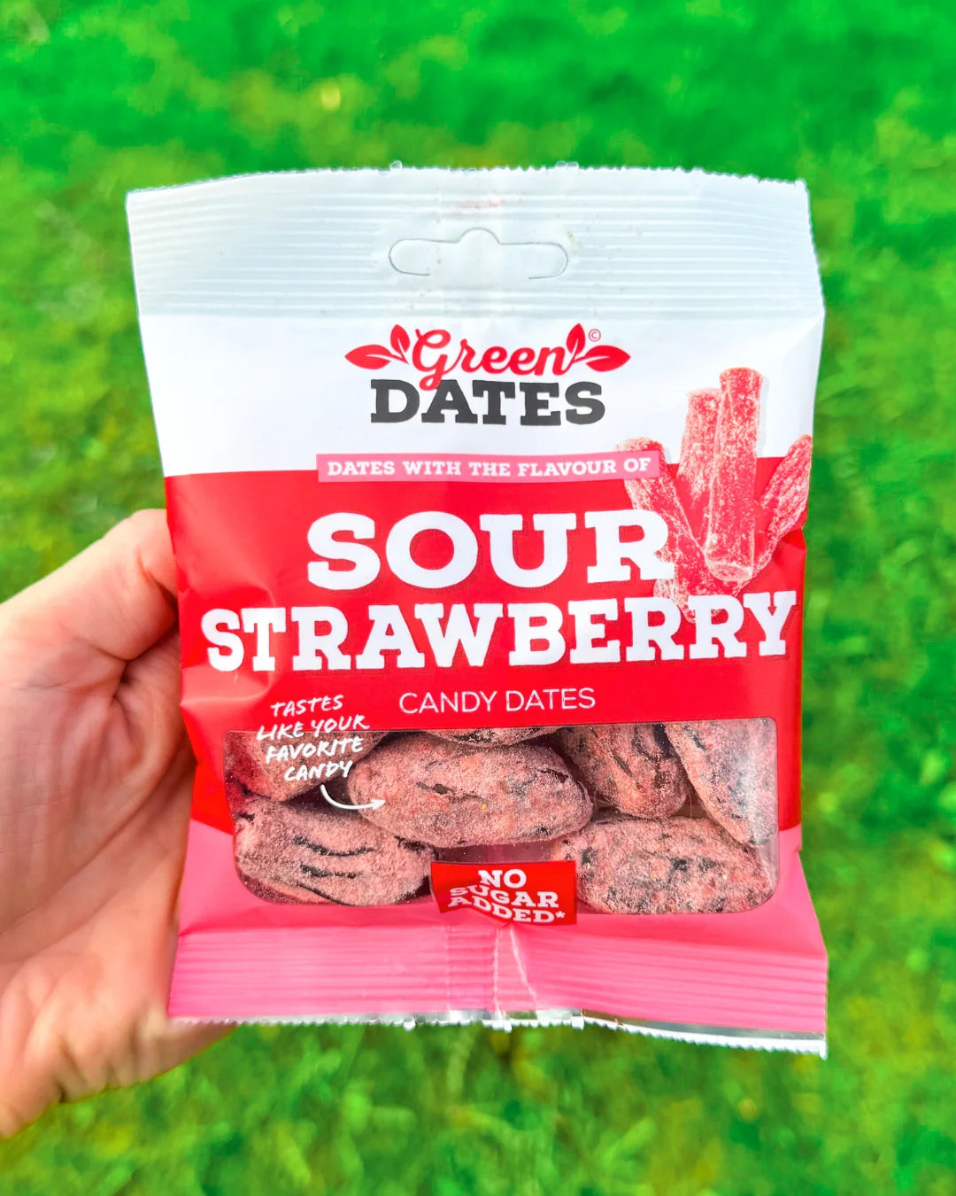 zure aardbeien dadels