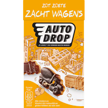 Zachte wagen van autodrop