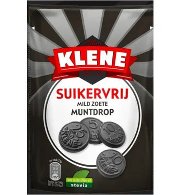 Klene suikervrije muntdrop
