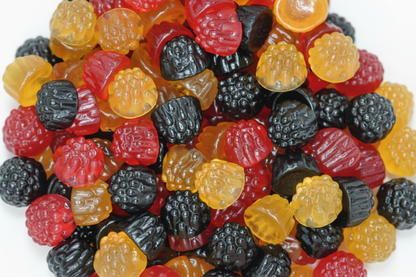 Close-up van Klassiek Trio Pakket - detail van de drie snoepsoorten