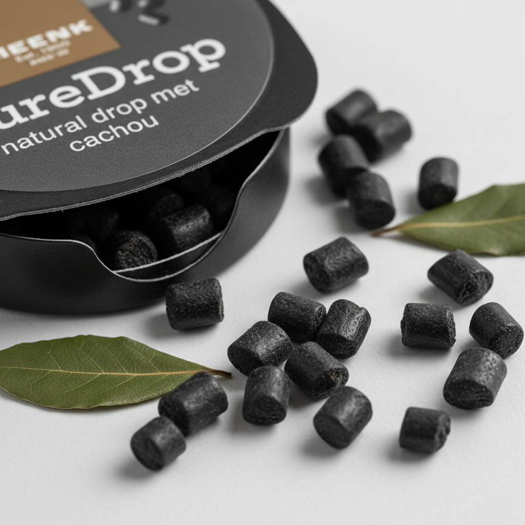 Close-up detail Meenk Pure Drop Naturel - laurierdrop