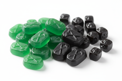 Close-up Verfrissend Menthol Pakket - detail van de drie menthol producten