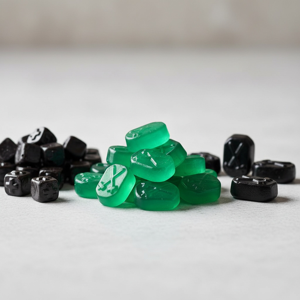 Suikerbakkerij Joris Verfrissend Menthol Pakket - groene briketten, zwarte menthol briketten en menthol drop