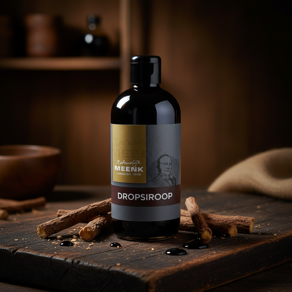 Meenk Dropsiroop productfoto